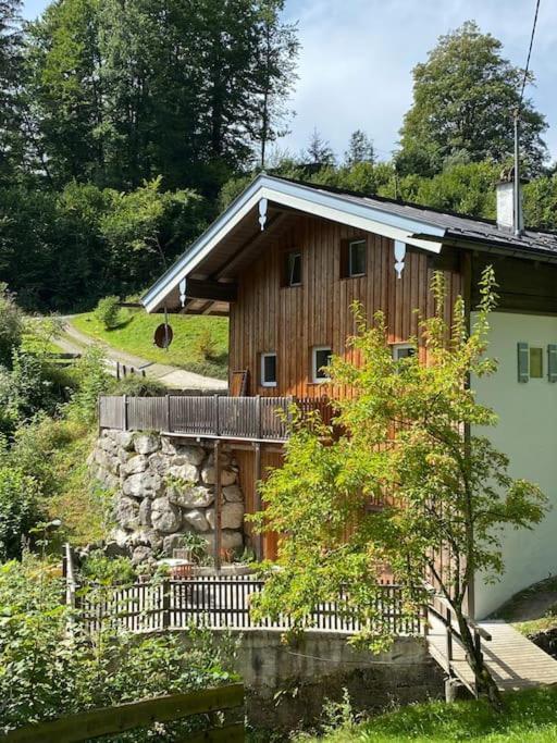 拉姆绍Alte Muehle Mit Wunderbarem Bergblick别墅 外观 照片