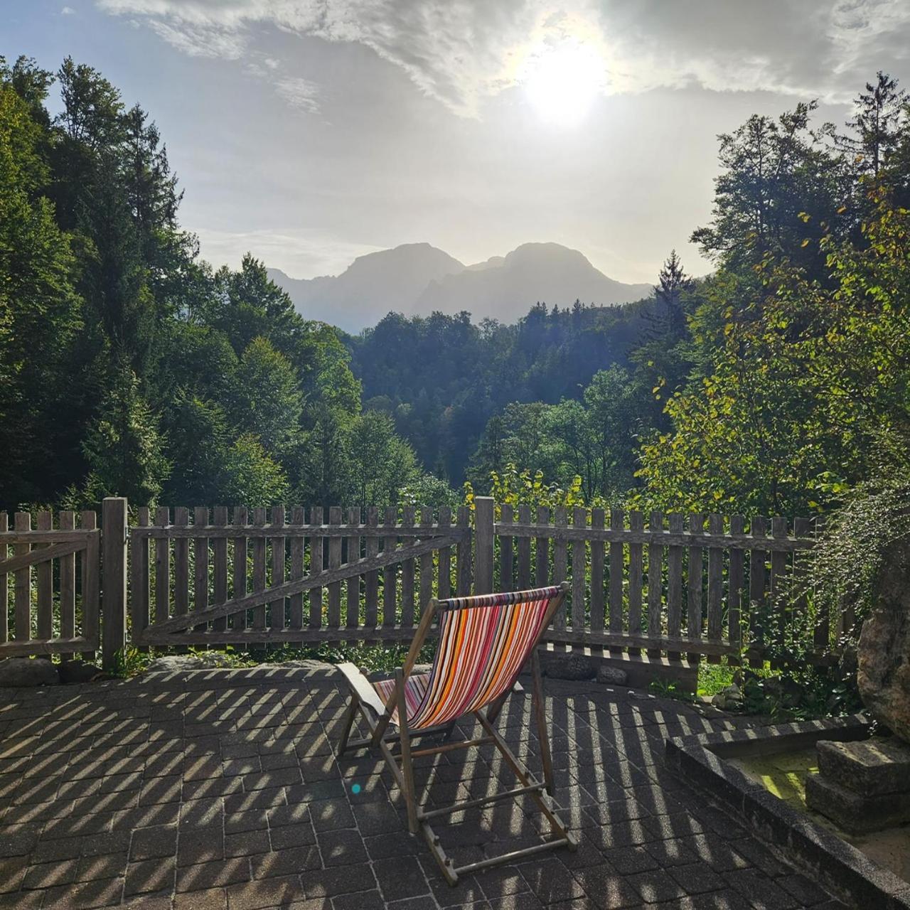 拉姆绍Alte Muehle Mit Wunderbarem Bergblick别墅 外观 照片