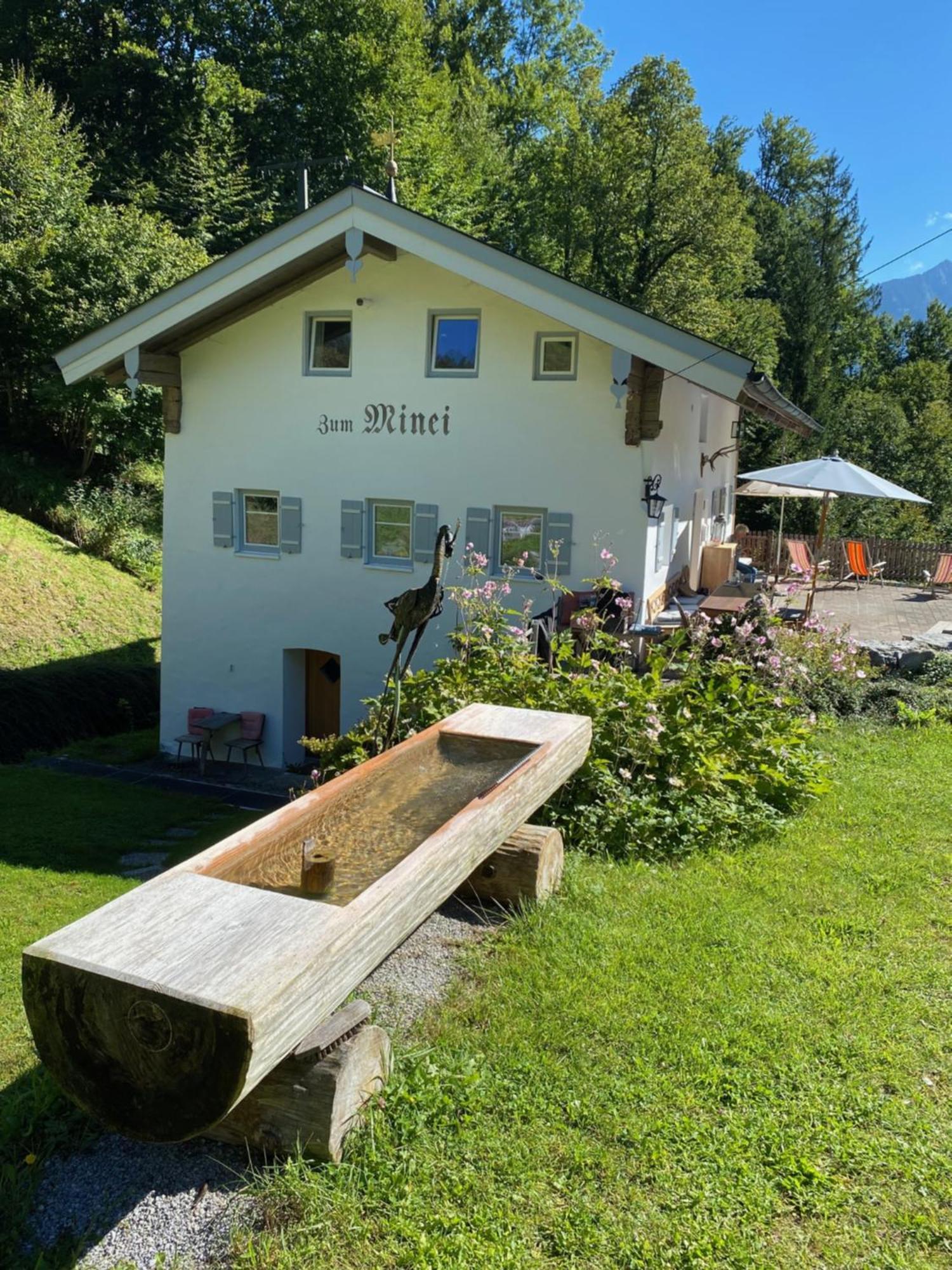 拉姆绍Alte Muehle Mit Wunderbarem Bergblick别墅 外观 照片